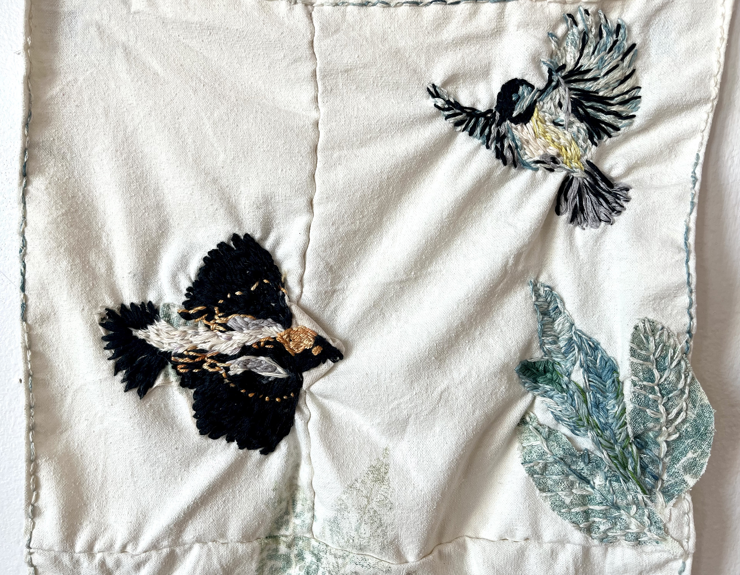 Bobolink and black capped chickadee